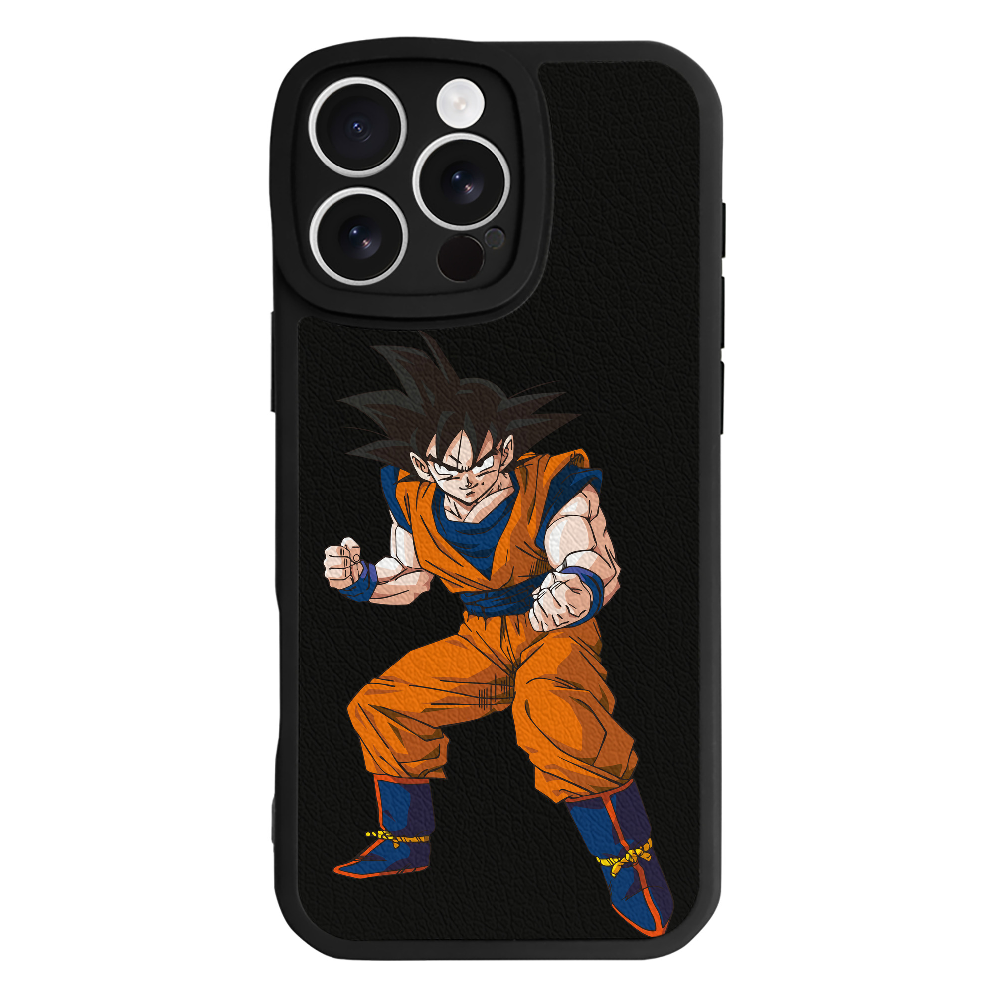 （画像用） ドラゴンボール 孫悟空（そん ごくう）Son Goku カカロット DRAGON BALL Kakarotto 【iPhone 16シリーズ対応】シリコンスマホケース（レザー調） 材質：シリコン